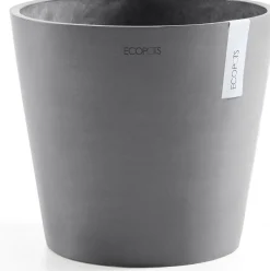 Ecopots bloempot Amsterdam grijs D 25 H 22 cm