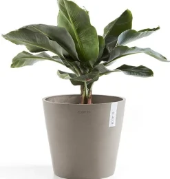 Ecopots bloempot Amsterdam taupe D 40 H 35 cm
