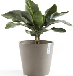 Ecopots bloempot Amsterdam taupe D 25 H 22 cm