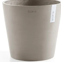 Ecopots bloempot Amsterdam taupe D 25 H 22 cm