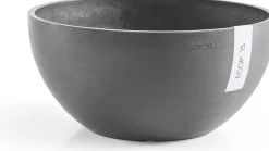 Ecopots plantenschaal Brussels grijs D 25 H 12 cm