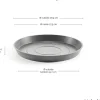 Ecopots plantenschotel Amsterdam grijs D 28,7 H 3 cm