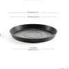 Ecopots plantenschotel Amsterdam donkergrijs D 36,5 H 3,5 cm