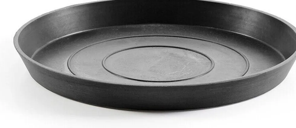 Ecopots plantenschotel Amsterdam donkergrijs D 36,5 H 3,5 cm