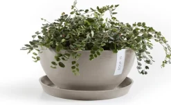 Ecopots plantenschotel Amsterdam taupe D 21 H 2,5 cm