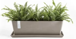 Ecopots plantenschotel Bruges taupe 67,3 x 22,5 x 2,8 cm