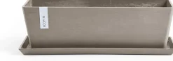 Ecopots plantenschotel Bruges taupe 67,3 x 22,5 x 2,8 cm