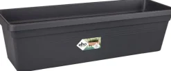 Elho balkonbak Green Basics zwart 48,8 x 16,5 x 14 cm
