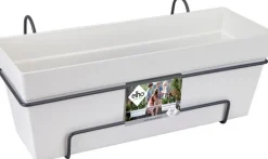 Elho balkonbak Loft Urban wit 49 x 26,5 x 20,5 cm
