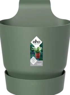 Elho balkonbak met waterreservoir Greenville groen D 25,1 H 23,7 cm