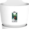 Elho balkonbak met waterreservoir Greenville wit D 19,5 H 23 cm