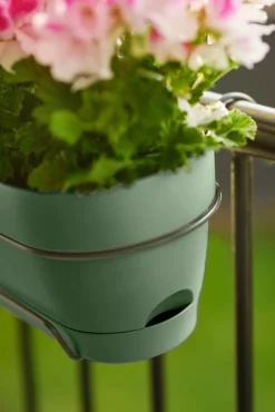 Elho balkonbak Vibia Campana groen 70,4 x 26 x 17,7 cm
