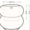Elho bloempot Amber Roll beige D 43 H 40 cm