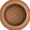 Elho bloempot Amber Roll bruin D 43 H 58 cm