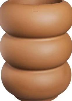 Elho bloempot Amber Roll bruin D 43 H 58 cm