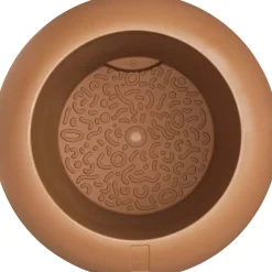 Elho bloempot Amber Roll bruin D 43 H 40 cm
