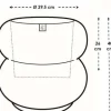 Elho bloempot Amber Roll wit D 43 H 40 cm