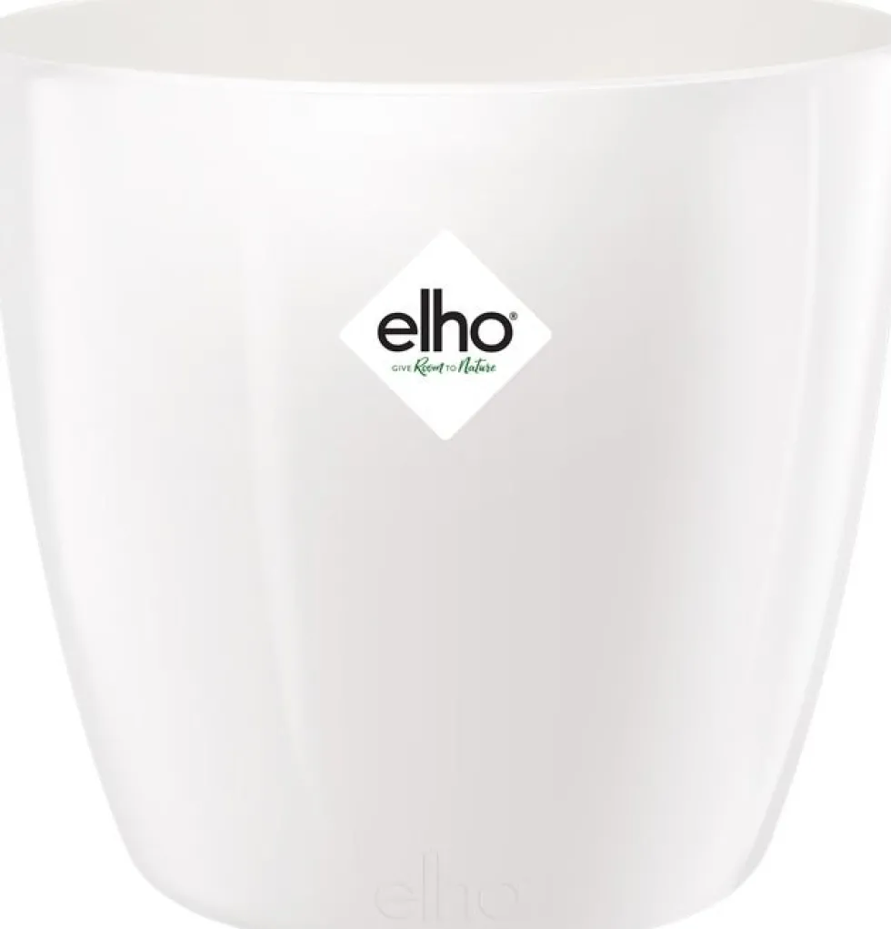 Elho bloempot Brussels diamond wit D 15,8 H 14,5 cm
