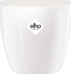 Elho bloempot Brussels diamond wit D 18,1 H 16,2 cm