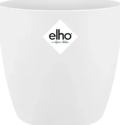 Elho bloempot Brussels wit D 6,7 H 6 cm