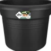 Elho bloempot Green Basics zwart D 29,5 H 22,4 cm