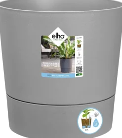 Elho bloempot Greensense Aqua Care grijs D 29,5 H 29,1 cm