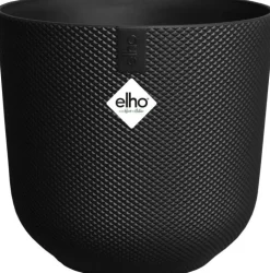 Elho bloempot Jazz zwart D 23,1 H 21,5 cm