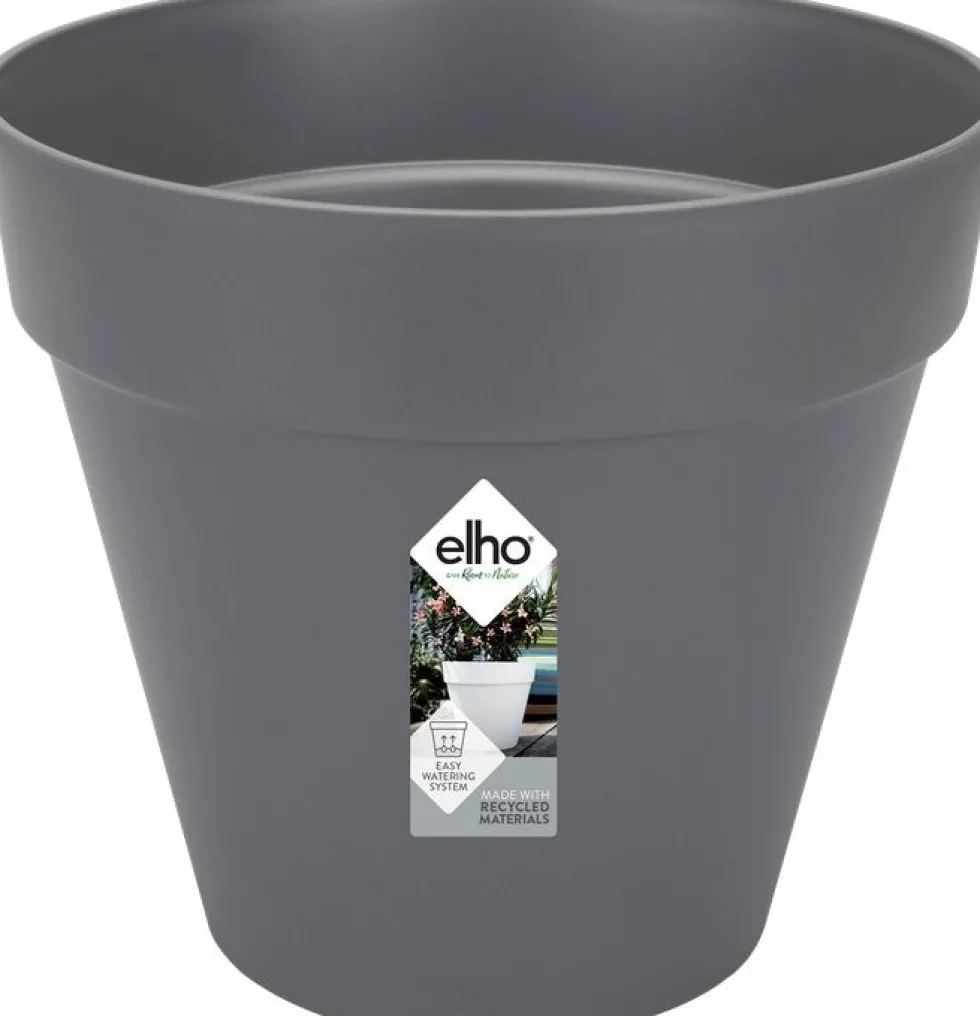 Elho bloempot Loft Urban antraciet D 19,3 H 17,5 cm