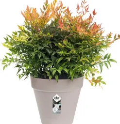Elho bloempot Loft Urban grijs D 19,3 H 17,5 cm