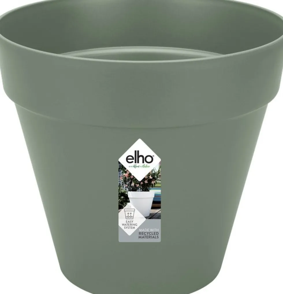 Elho bloempot Loft Urban groen D 24,5 H 22 cm