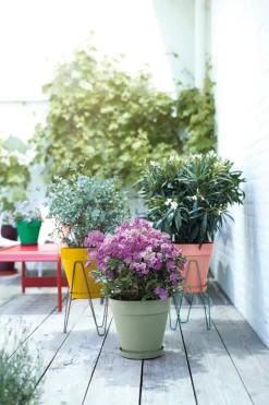 Elho bloempot Loft Urban groen D 28,5 H 26 cm