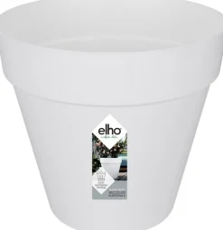Elho bloempot Loft Urban wit D 24,5 H 22 cm