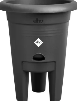 Elho bloempot op poten Green Basics zwart D 33 H 42 cm