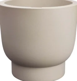 Elho bloempot op voet Amber Grail beige D 30 H 28 cm