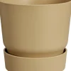 Elho bloempot op voet Greenville beige D 39 H 36,8 cm
