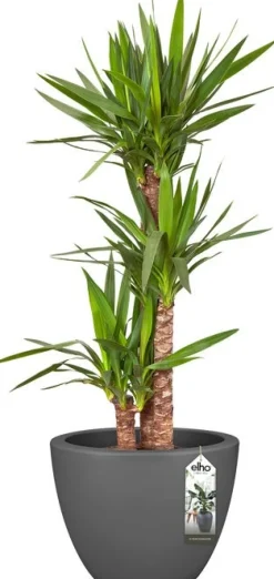 Elho bloempot Pure antraciet D 39 H 30,5 cm