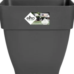 Elho bloempot Vibia Campana antraciet 28,8 x 28,8 x 28,2 cm