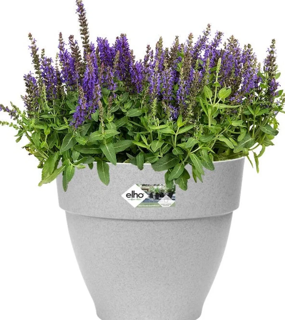 Elho bloempot Vibia Campana grijs D 24,5 H 21 cm