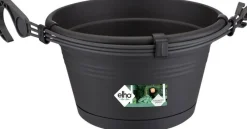 Elho hangpot Green Basics zwart D 29 H 16,5 cm
