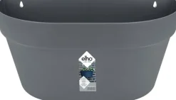 Elho muur bloempot Loft Urban antraciet 39,3 x 19,8 x 18,8 cm