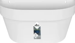 Elho muur bloempot Loft Urban wit 39,3 x 19,8 x 18,8 cm
