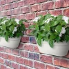 Elho muur plantenbak Vibia Campana wit 35 x 16,2 x 14,8 cm