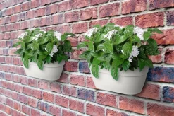 Elho muur plantenbak Vibia Campana wit 35 x 16,2 x 14,8 cm