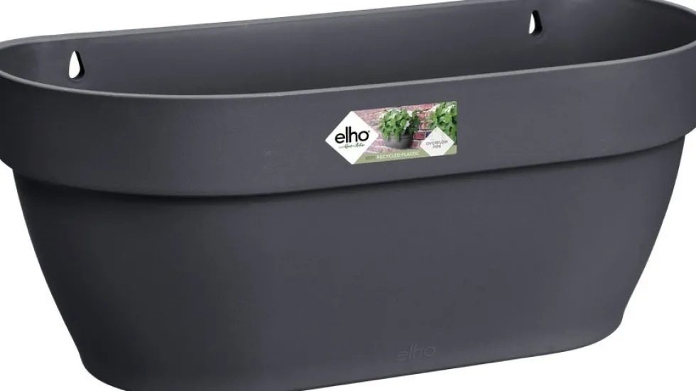 Elho muur plantenbak Vibia Campana antraciet 35 x 16,2 x 14,8 cm