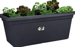 Elho plantenbak Green Basics zwart 96 x 44,5 x 39,5 cm