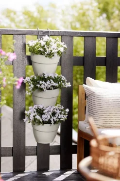 Elho plantenbak voor verticale tuin Vibia Campana Vertical Forest wit 20,7 x 17,1 x 29,7 cm