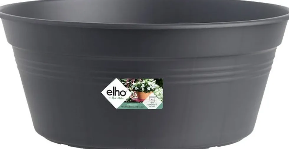 Elho plantenschaal Green Basics zwart D 27 H 11,4 cm