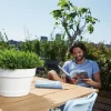 Elho plantenschaal Loft Urban wit D 34,5 H 20,2 cm