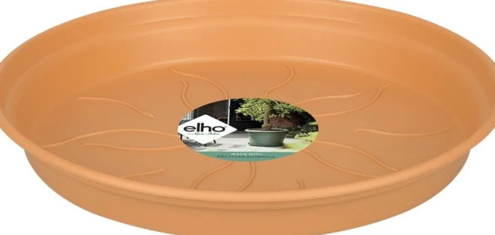 Elho plantenschotel Green Basics terracotta D 16,8 H 2,4 cm