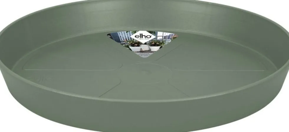 Elho plantenschotel Loft Urban groen D 13,9 H 1,8 cm